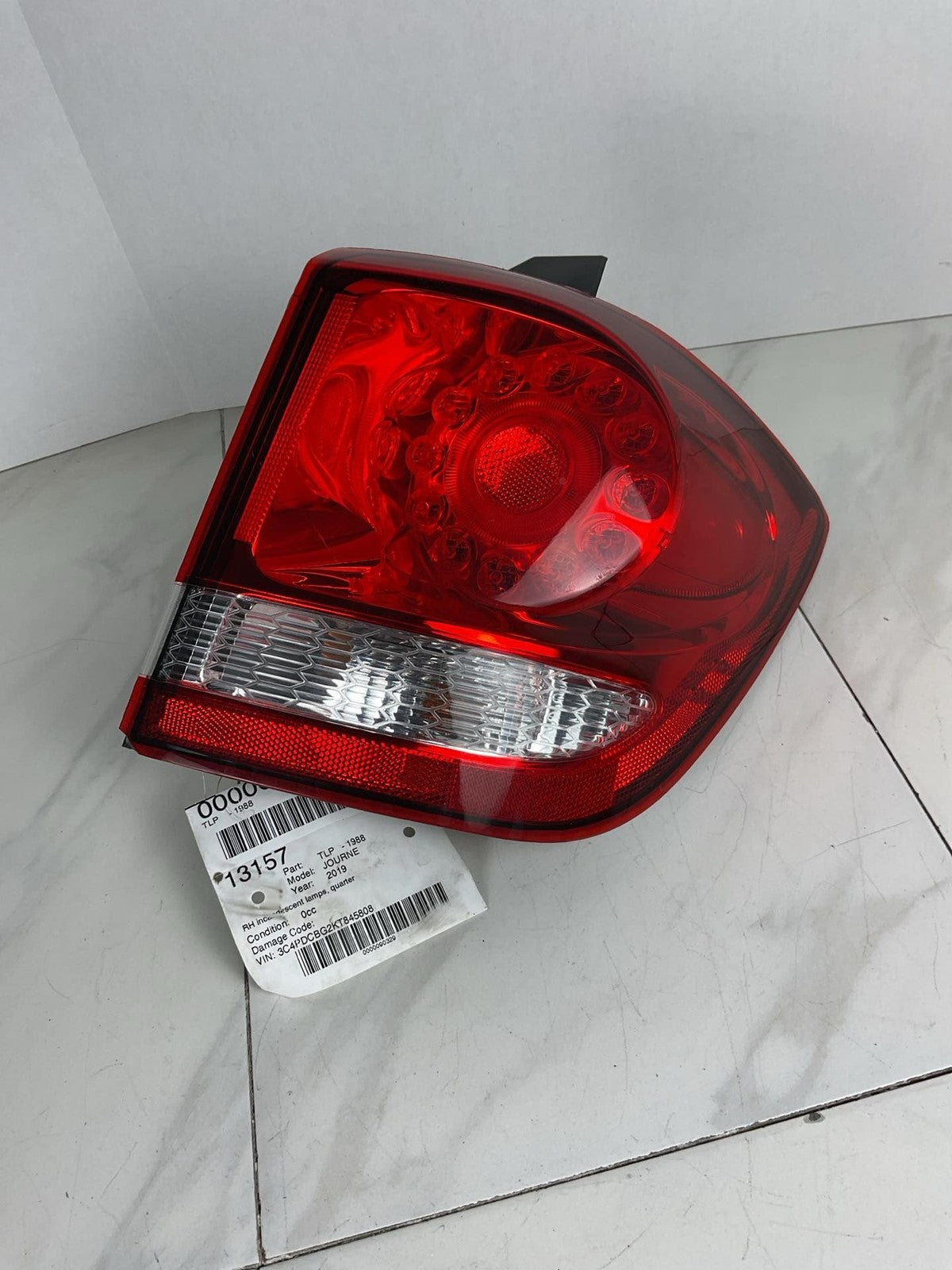 Tail Light Assembly DODGE JOURNEY Right 10 11 12 13 14 15 16 17 18 19 200
